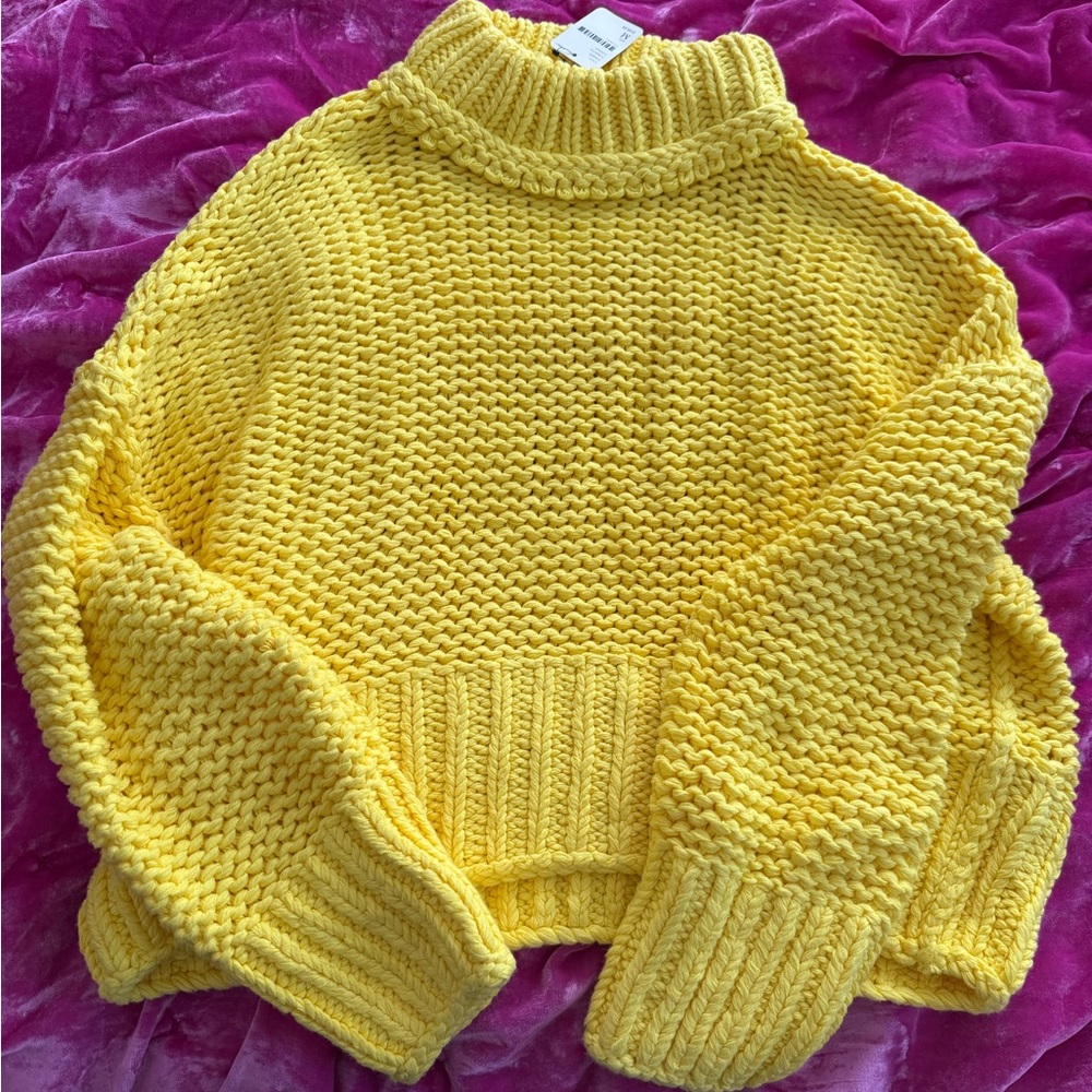 Free People My Only Sunshine Sweater NWT NBW - Picture 3 of 5